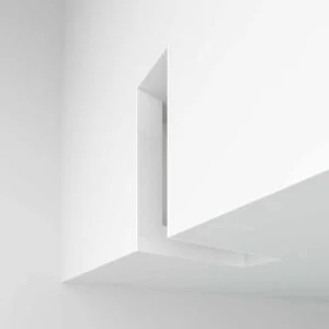 Junção Usina No Frame Risk Quina Branco (Somente Perfil) 130X130mm 30758/QI