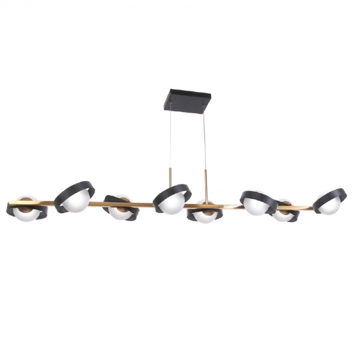Pendente Old Artisan Jabuticaba com Aros 8L G9 1200mm PD-5517 