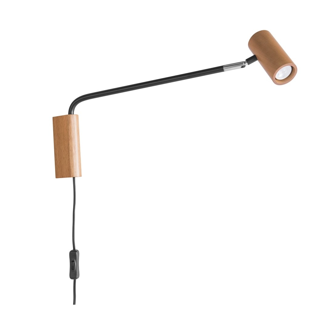 Arandela Direcional Madelustre Point 1L Mini Dicróica Haste Articulável 500mm 3388