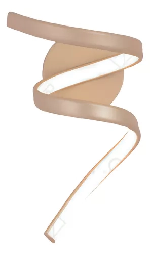 Arandela Sindora Metal Dourado e Silicone 16 watts 3000K Ø160x230mm QB05381