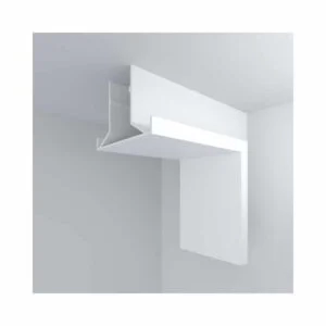 Junção Usina Linear Sobrepor Trovão Teto Parede (Somente Perfil) 150x150x50mm 30812/TP