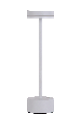 Abajur Sindora com USB Branco 2 watts 3000K 4000K 6000K Dimerizável Ø80x310mm DCT02963