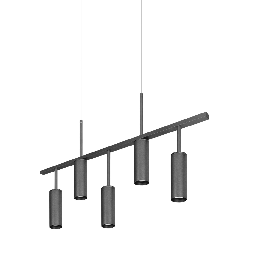 Pendente Itamonte Pipe B5 5L MR16 Dicróica GU10 800x30mm 561
