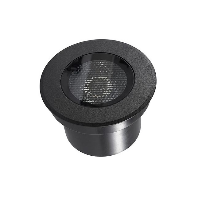 Embutido de Solo Nordecor Senf 20 watts 12° 2700K IP67 Preto Bivolt Ø133x100mm 6846