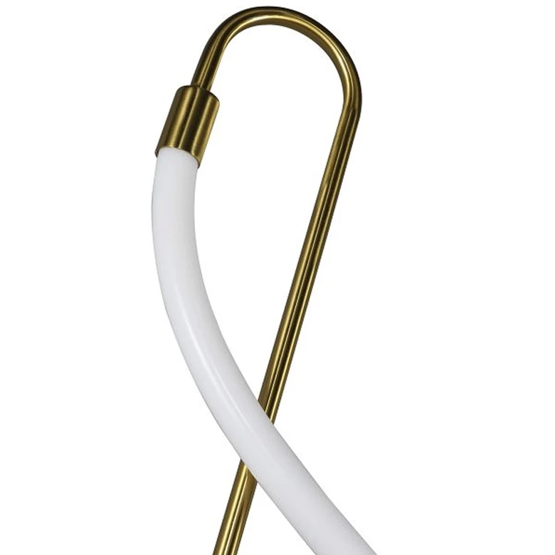 Arandela +Luz Kotel Metal e Silicone 7 watts 2700K Bronze 650x240mm AR-132/7.65BRO