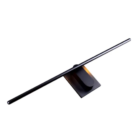 Arandela +Luz Stick Metal, Alumínio e Acrílico 12 watts 2700K Preto Fosco 140x715x62mm AR-093/12.27PF