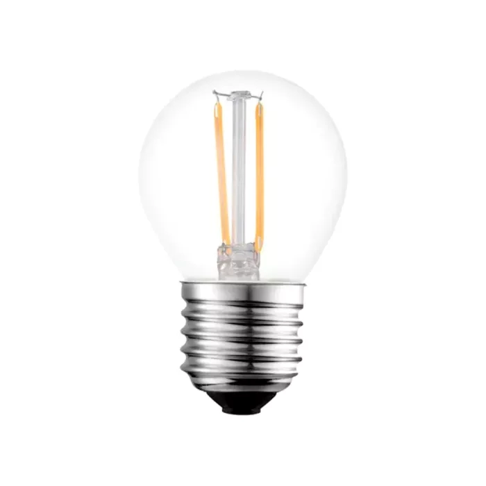 Lâmpada Brilia Mini Globo Filamento E27 2,5 watts Âmbar Bivolt 280° Ø45x78mm 304055