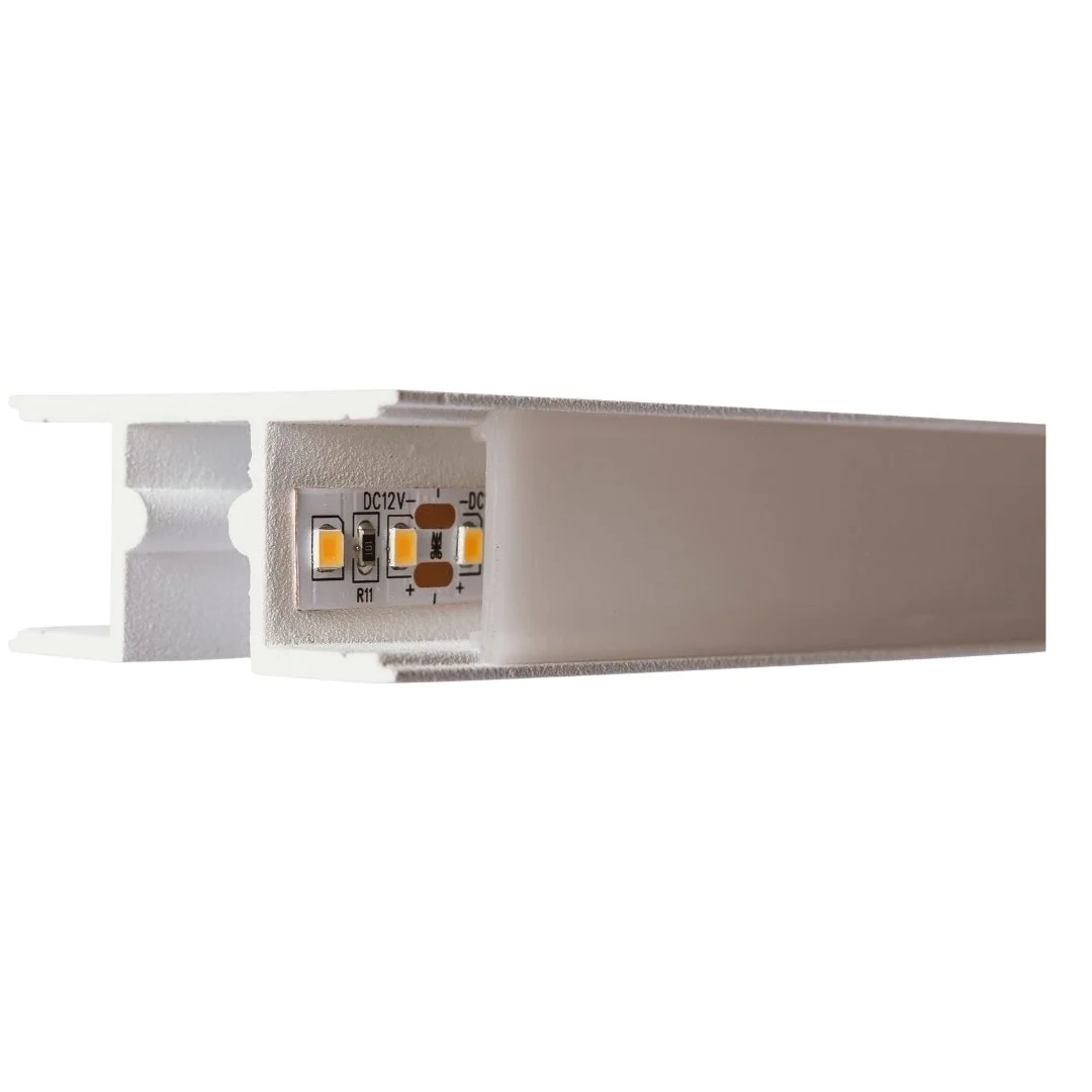 Sistema Usina Linear Sobrepor Double Difusor (Somente Perfil) 50x24x1000mm 30650/1000