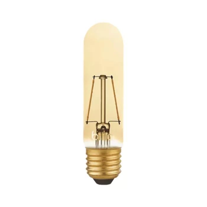 Lâmpada Brilia Bulbo Tubo T30 Filamento Vintage 2,5 watts Âmbar Bivolt 270° Ø32x128mm 438657