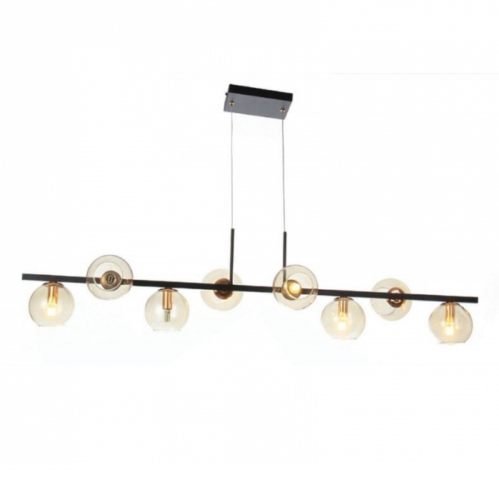Pendente Old Artisan Jabuticaba 8L G9 1200mm Esfera Ø120mm PD-5438 