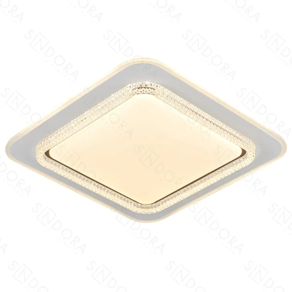 Plafon Sindora Metal Branco Acrílico 45 watts 3000K 4500K 6000K 500x70mm DCX02332