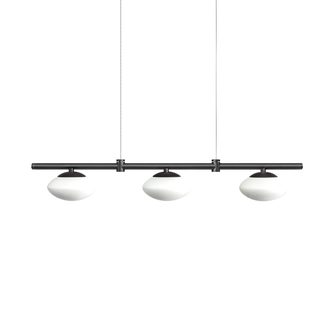 Pendente Itamonte Odi Alumínio e Vidro Fosco 12 watts 3000K 700x130mm 558-301 558-302