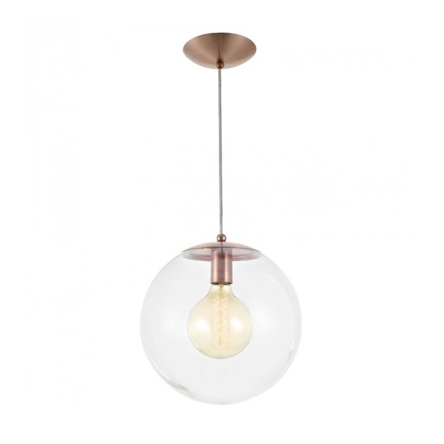 Pendente Madelustre Esphera Cristal 1L E27 Fio de 4 metros Ø200mm 2784/94/4M
