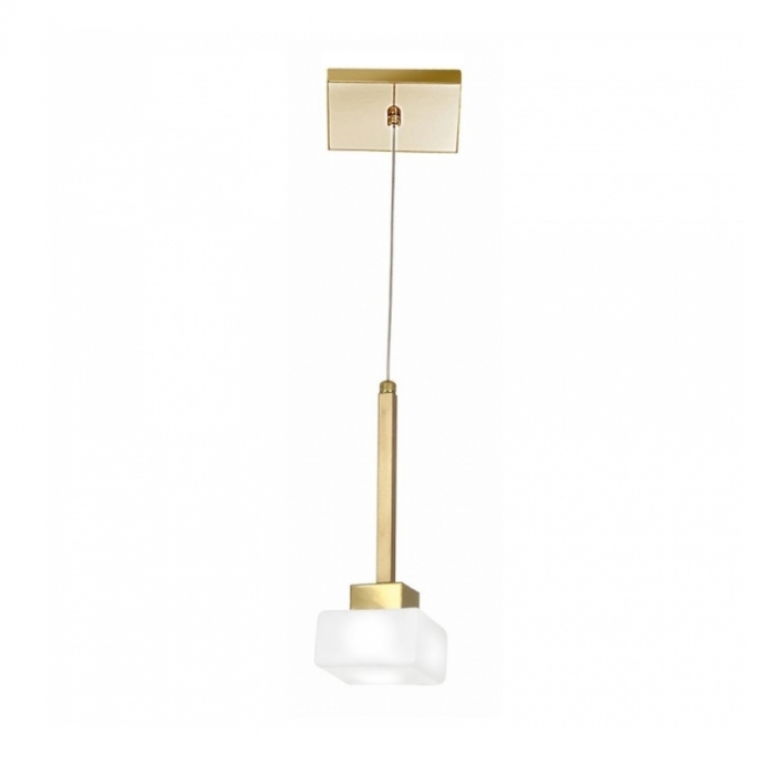 Pendente Old Artisan Vidro Quadrado 5,5 Watts 2700K 80x80x230mm PD-5398 