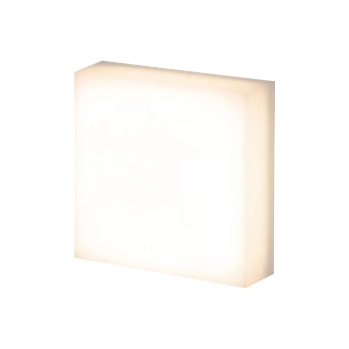 Arandela Stella Ice Quadrada 7,5 Watts 4000K IP65 130x130x42mm STL21700BR/40
