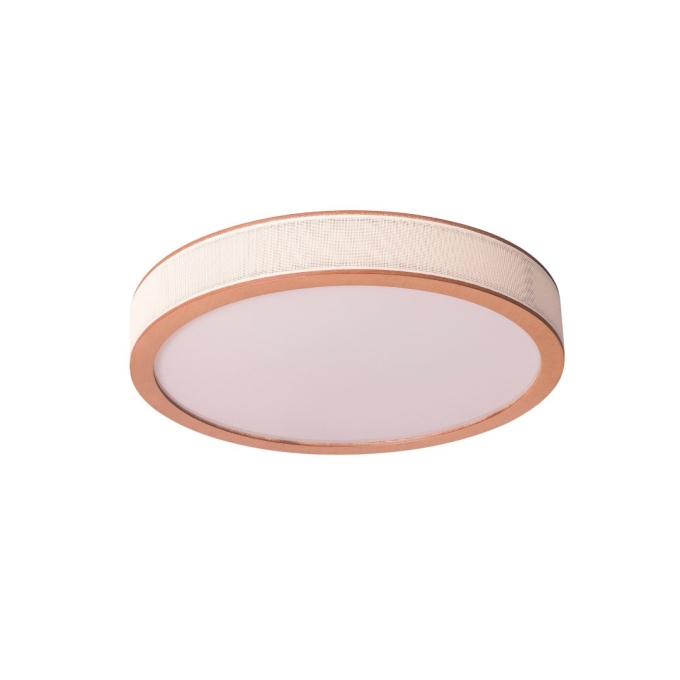 Plafon Madelustre Apollo Madeira Castanho e Palha Sintética 3L E27 530x130mm 3346
