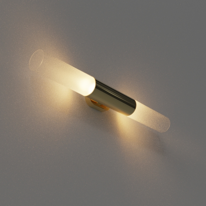 Arandela Golden Art Parr Led Integrado 330x60x90mm P2466-2L
