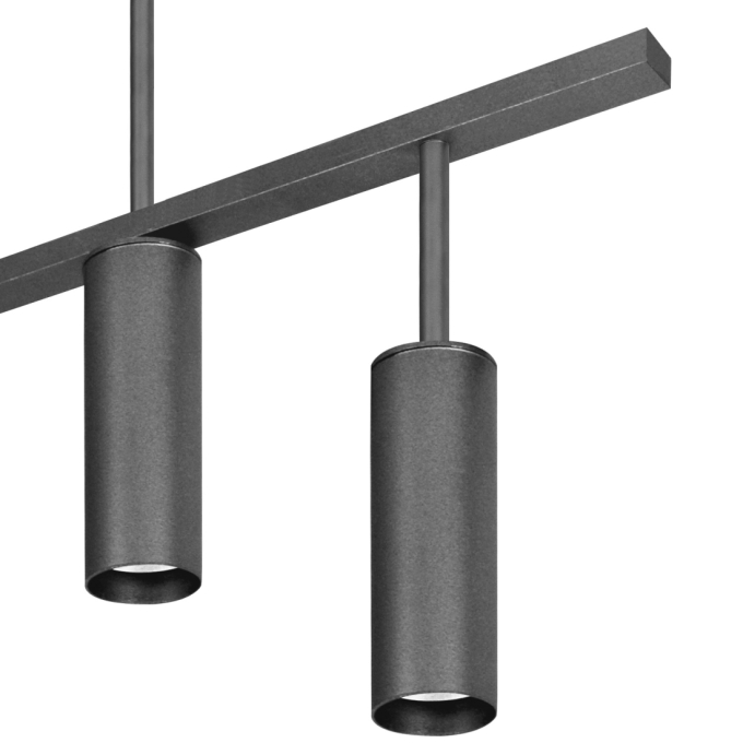 Pendente Itamonte Pipe B5 5L MR16 Dicróica GU10 800x30mm 561