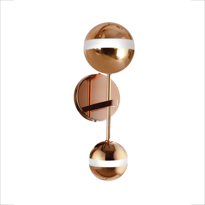 Arandela Old Artisan Esfera 2L G9 400mm Globo Ø100mm e Ø120mm AR-5420 