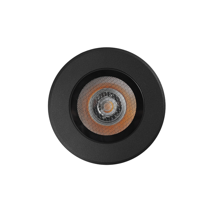 Embutido de Solo Nordecor Senf 20 watts 12° 2700K IP67 Preto Bivolt Ø133x100mm 6846