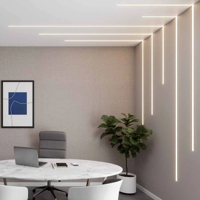 Sistema Usina Linear Embutir Bob (Somente Perfil) 40x13x2500mm 30865/2500