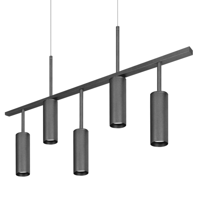 Pendente Itamonte Pipe B5 5L MR16 Dicróica GU10 800x30mm 561
