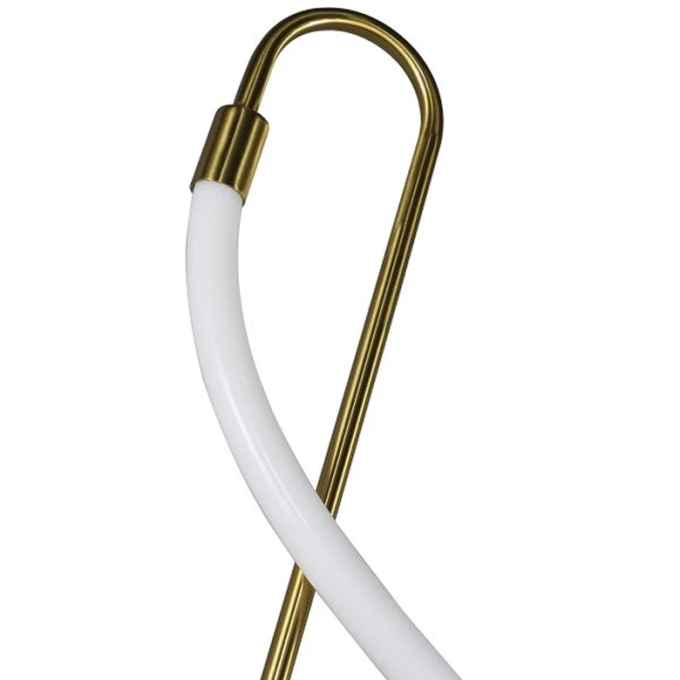 Arandela +Luz Kotel Metal e Silicone 7 watts 2700K Bronze 650x240mm AR-132/7.65BRO
