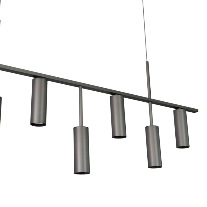 Pendente Itamonte Pipe B7 7L Dicróica GU10 1200x30mm 562