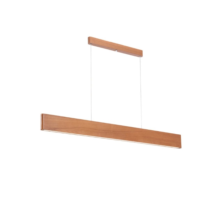 Pendente Madelustre Rettangolare Madeira 18 watts 3000K 1230mm 3088
