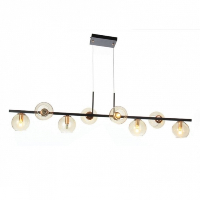 Pendente Old Artisan Jabuticaba 8L G9 1200mm Esfera Ø120mm PD-5438 