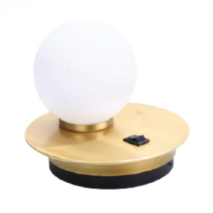 Abajur Old Artisan 1L G9 Ø150x140mm Globo Ø100mm c