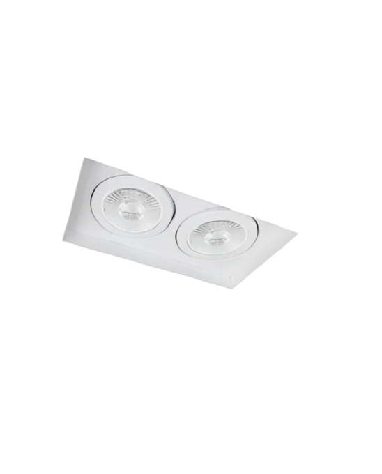 Embutido No Frame Usina Grid Retangular 2L AR111 289x155mm NF 354 2P
