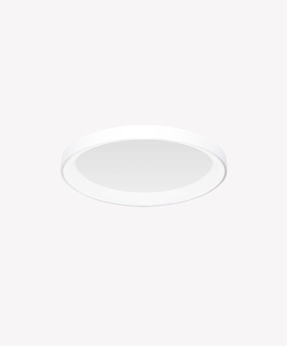 Plafon Sobrepor Opus LED Round Branco 28 watts 3000K Bivolt Ø380x65mm OPS 85476