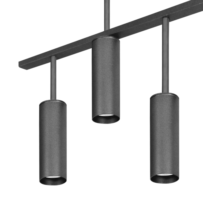 Pendente Itamonte Pipe B5 5L MR16 Dicróica GU10 800x30mm 561