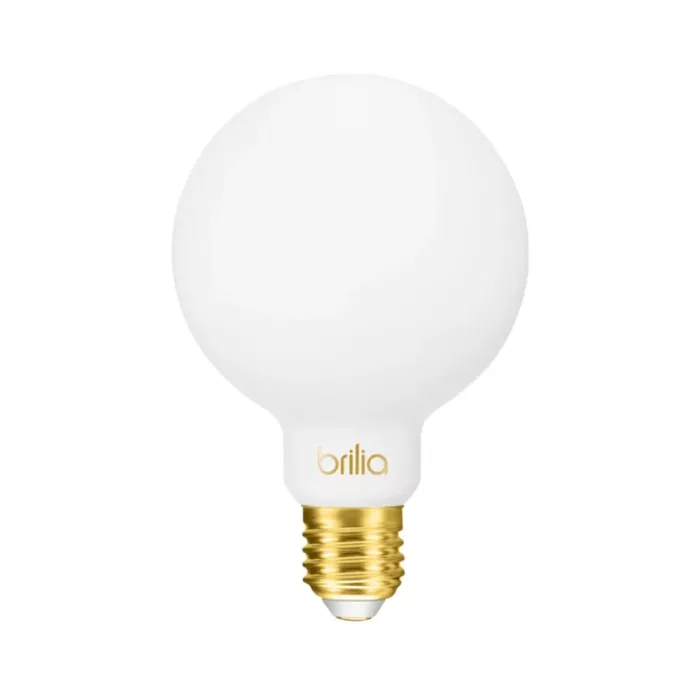 Lâmpada G95 Brilia Balloon Milky 4,5 watts Âmbar Bivolt 300º Ø95x125mm 301177