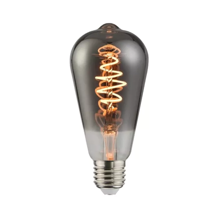 Lâmpada ST64 Brilia Filamento Black 5 watts Black Bivolt 320º Ø60x140mm 303102