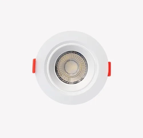 Spot de Embutir Opus Redondo 3 watts 6500K 38° IP20 Branco Bivolt Ø75mm OPS 87583