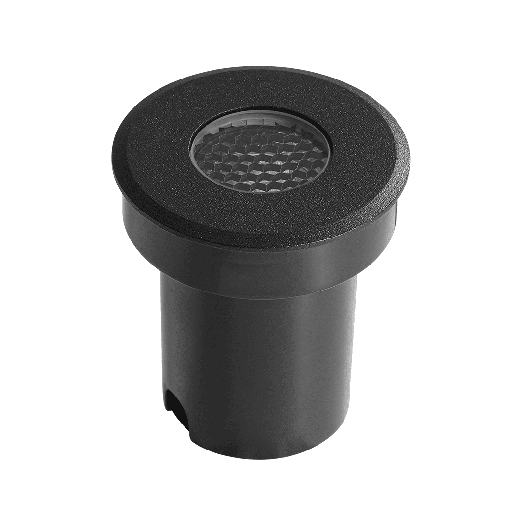 Embutido de Solo Nordecor Senf 5 watts 24° 2700K IP67 Preto Bivolt IRC90 Ø65x75mm 6848