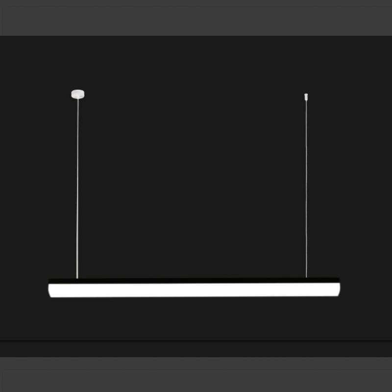 Luminária Led Nordecor Huli 36 watts 4000K Preto Bivolt 1200x60x45mm 4287