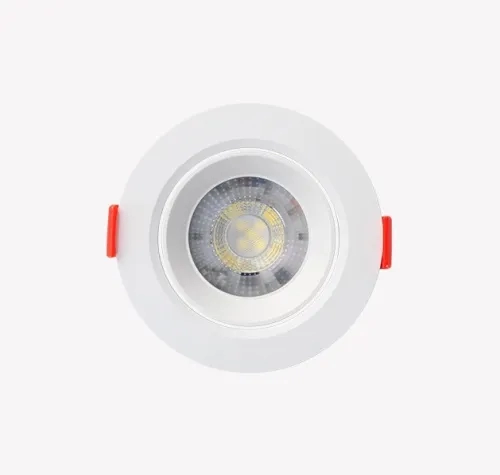 Spot de Embutir Opus Redondo 5 watts 6500K 38° IP20 Branco Bivolt Ø90mm OPS 87623