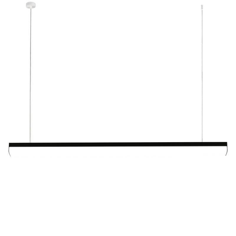 Luminária Led Nordecor Huli 36 watts 4000K Preto Bivolt 1200x60x45mm 4287
