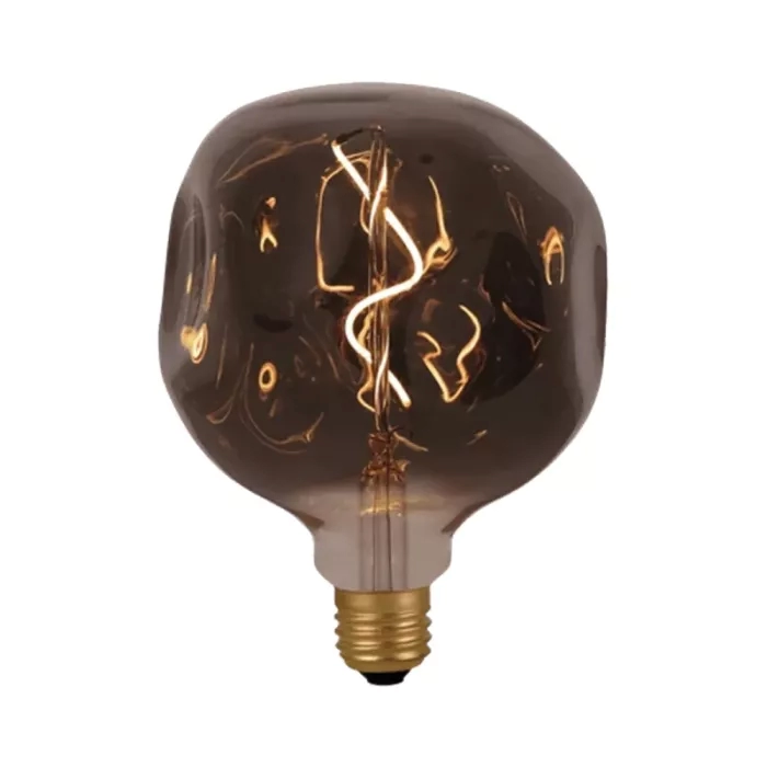 Lâmpada G125 Brilia Balloon Filamento Assimétrica 2 watts Black Bivolt 330º Ø125x168mm 303980