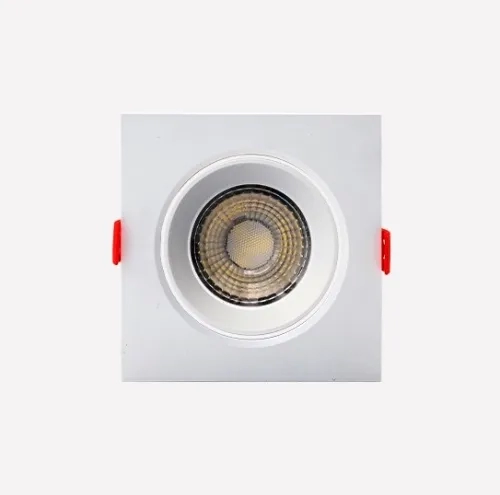 Spot de Embutir Opus 3 watts 3000K 38° IP20 Branco Bivolt 75x75mm OPS 87500