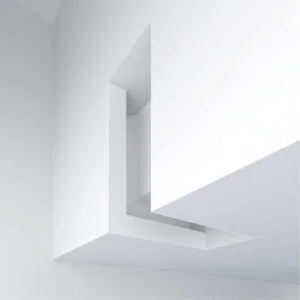 Junção Usina No Frame Infinity Duplo Quina (Somente Perfil) 150X150mm 30013/QI
