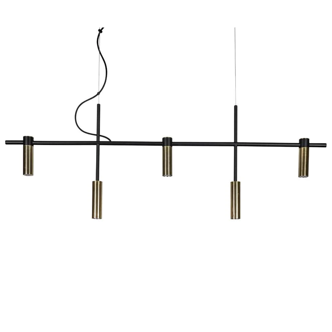 Pendente Usina Barão 5L MR11 381X1210X435mm 16815/5