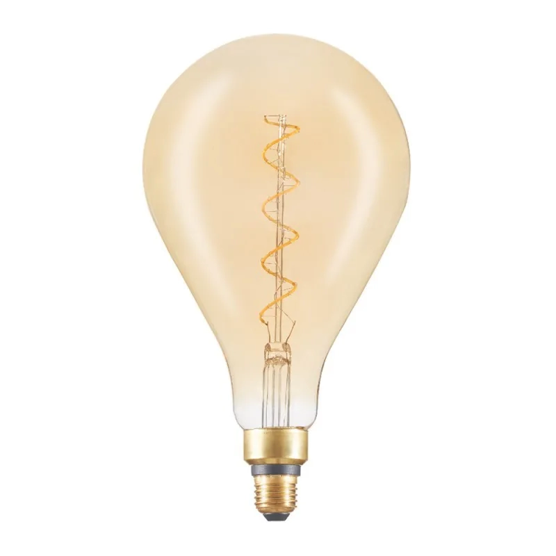 Lâmpada PS160 Brilia Balloon Filamento 5 watts Âmbar Bivolt 330º Ø160x290mm 301412