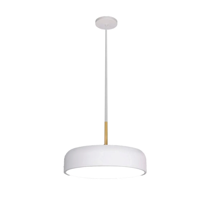 Pendente Usina Titan Difusor Plano 2L E27 Ø300X110mm 16227/30