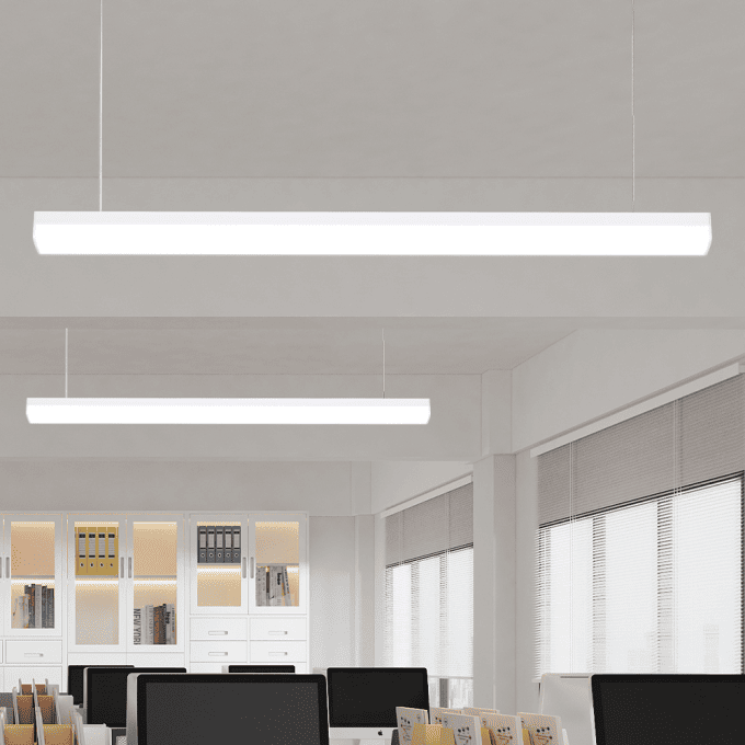 Luminária Led Nordecor Huli 36 watts 4000K Branco Bivolt 1200x60x45mm 4285