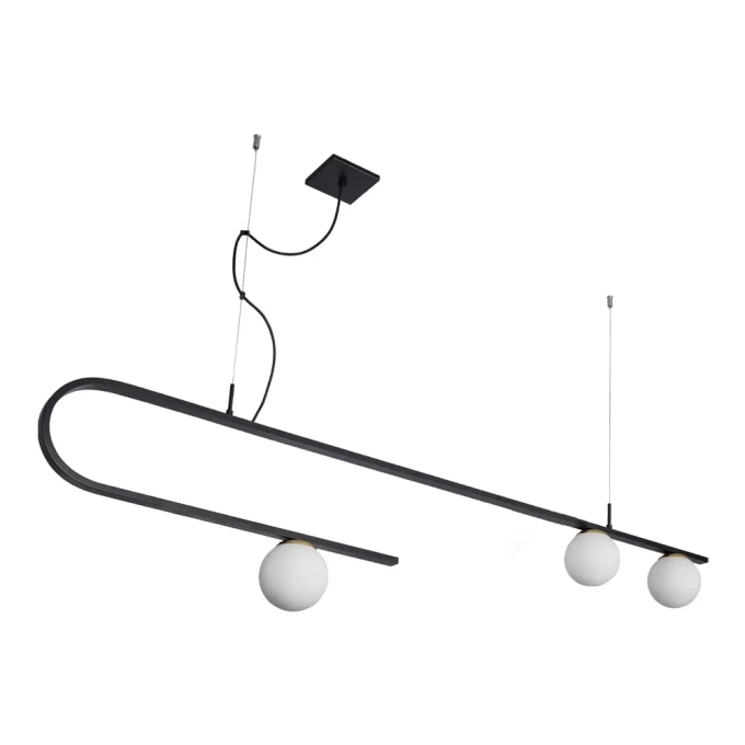 Pendente Usina Dama Chumbador e Canopla Flutuante 3L G9 120X1200X305mm 16806/3