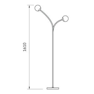 Coluna Usina Zuca 2L G9 670X1610X300mm 16859/2